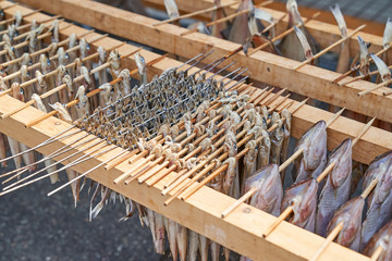 魚の干物づくり