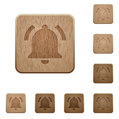 Active notification wooden buttons