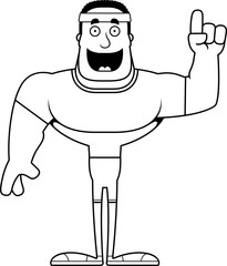 Cartoon Fitness Man Idea
