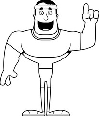 Cartoon Fitness Man Idea