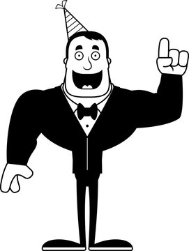 recommend clip art: Cartoon Partygoer Idea