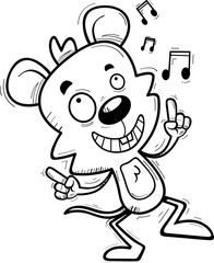 Cartoon Male Mouse Dancing