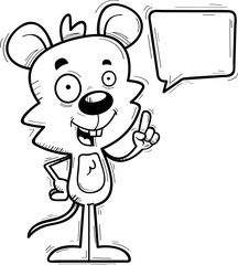 Cartoon Male Mouse Talking