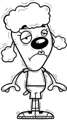 Sad Cartoon Poodle
