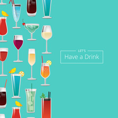 Let s Have a Drink with Lot of Alcohol Beverages