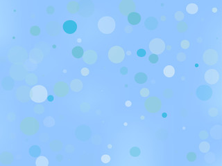 Blue gradient background with bokeh effect. Abstract blurred pattern. Light background Vector illustration