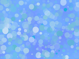 Blue gradient background with bokeh effect. Abstract blurred pattern. Light background Vector illustration