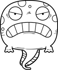 Angry Cartoon Tadpole