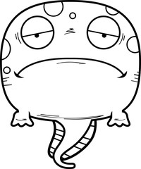 Sad Cartoon Tadpole