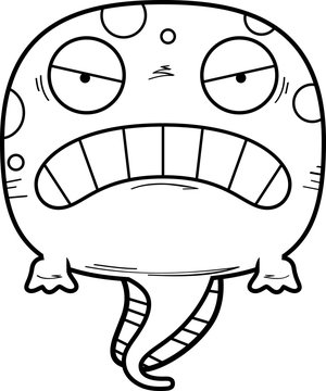 recommend clip art: Angry Cartoon Tadpole