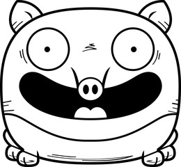 Smiling Cartoon Tapir