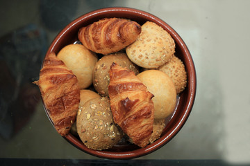 Assortment of fresh bread