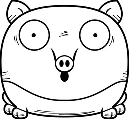 Surprised Cartoon Tapir
