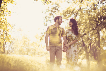 Spring season is beautiful time of year for love.