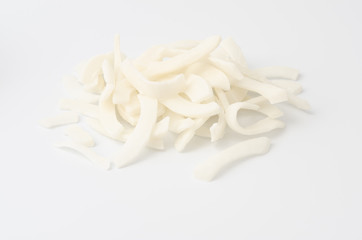 Getrocknete Kokosstreifen