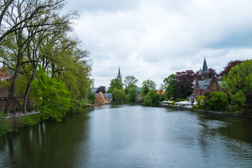 Fototapeta na wymiar Stadt Brügge in Belgien