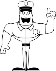 Cartoon Police Officer  Idea