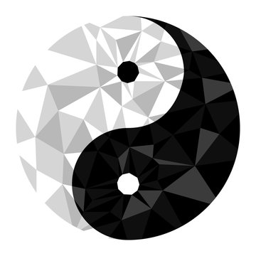 Yin yang symbol of harmony and balance