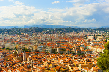 City of Nice as seen from the Castle Hill