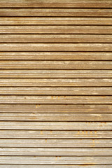 Fototapeta premium Old elaborate wood plank assemble wall texture