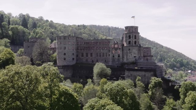 Heidelberg Castle, Ruin - spring