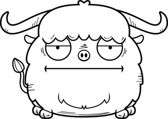 Bored Cartoon Yak
