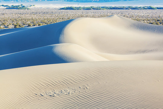 Sand dunes in California