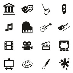 Art & Art Equipment Icons