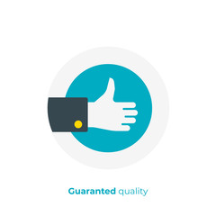 flat art thumb up, like hand. Team building. Scalable vector icon in modern flat style. cartoon elements vector illustration.