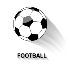 Obraz premium Black and White Soccer Ball