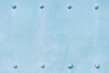 Background of blue painted metal textured surface