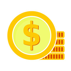 Coins Stack Vector Icon