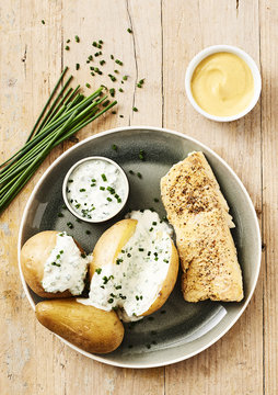 Merlan grill&eacute; et pomme de terre