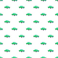 Obraz premium Pickup pattern. Cartoon illustration of pickup vector pattern for web