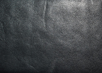 Schwarzes Leder