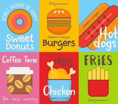 fast Food Posters Collection