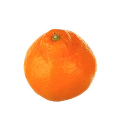 orange tangerine isolated on white background