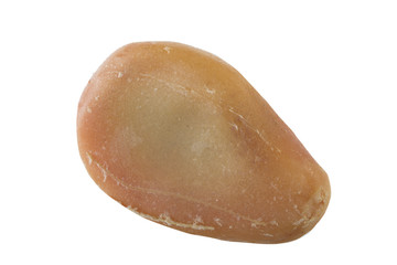 shelled salak isolated on white background