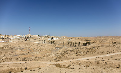 dawn in the Sahara desert