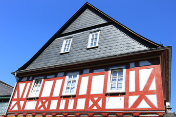 Hausfassade in Braunfels