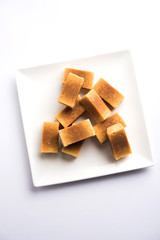 Mysore pak or Mysuru Paaka is south indian cake like sweet