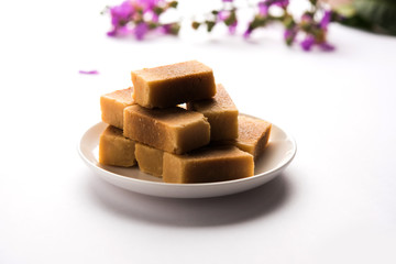 Mysore pak or Mysuru Paaka is south indian cake like sweet