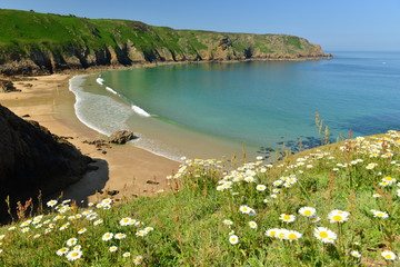 Plemont Bay, Jersey, U.K.
Idyllic beach in Spring.