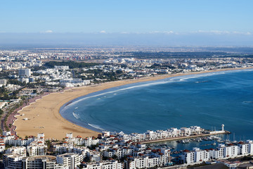 Fototapeta premium Agadir Strand und Atlantikküste