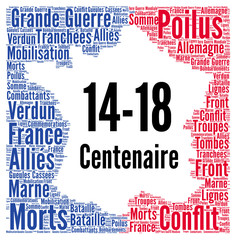 Centenaire guerre 14-18 illustration