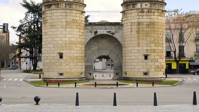 Palms Gate in Badajoz city Extremadura Spain
