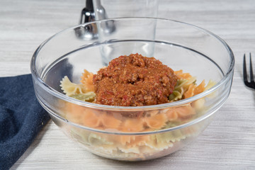 pasta de lícitos a la boloñesa 