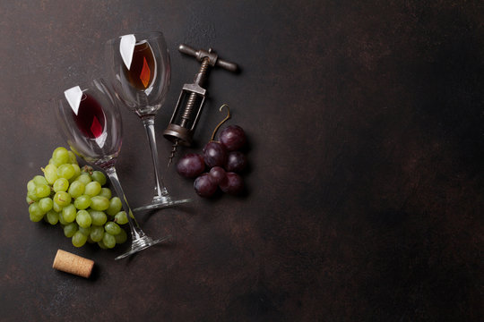 Wine and grape
