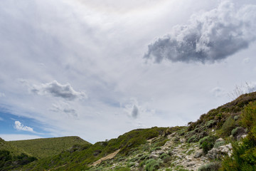 Mallorca, Green mountainous landscape of islands nature region