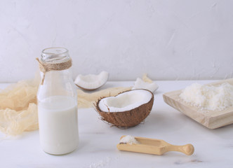 Homemade cconut milk